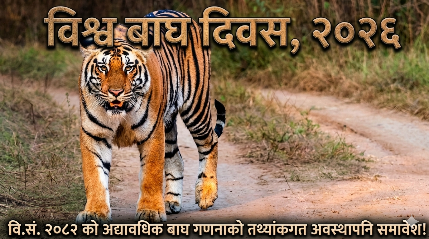 World Tiger Day, 2026 (including updated tiger census data for 2082 B.S.)
